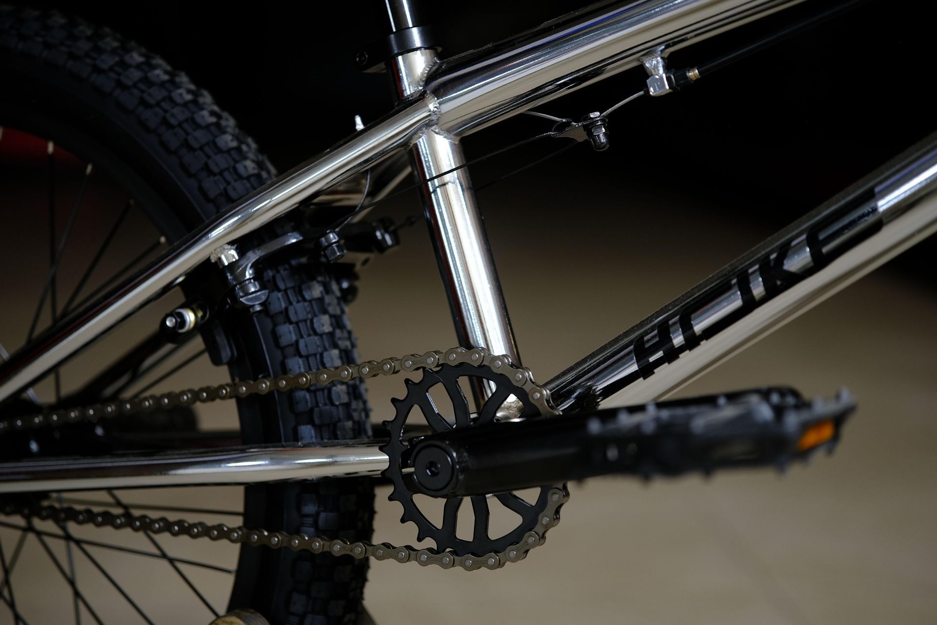 Тормоз U-Brake задний HOKE BMX Step L5 глянцевый серебристый